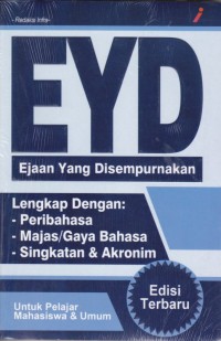 Image of EYD EJAAN YANG DISEMPURNAKAN