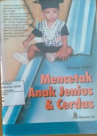 MENCETAK ANAK JENIUS DAN CERDAS