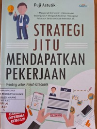 STRATEGI JITU MENDAPATKAN PEKERJAAN